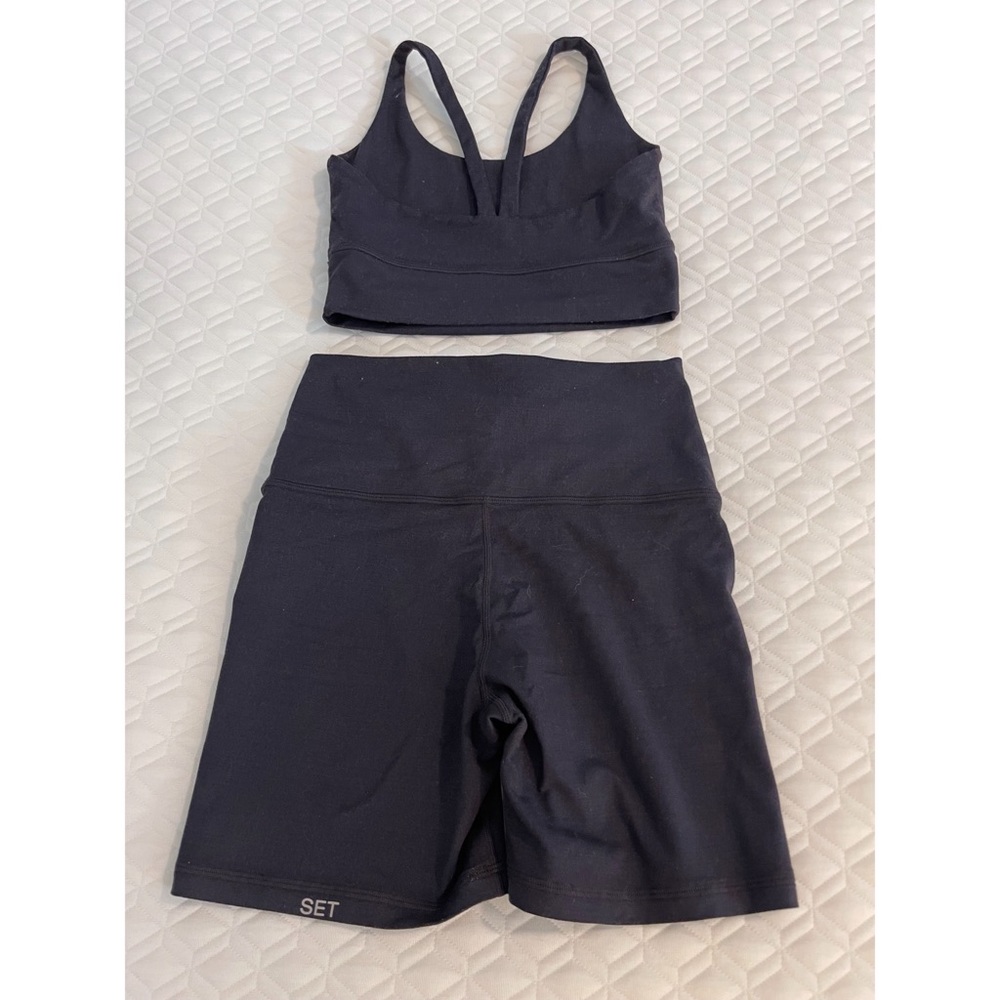 Set active luxform bike shorts & scoop-y set - storm